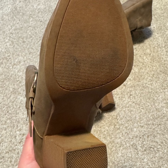 JustFab Brown Heeled Boots - Picture 3 of 6